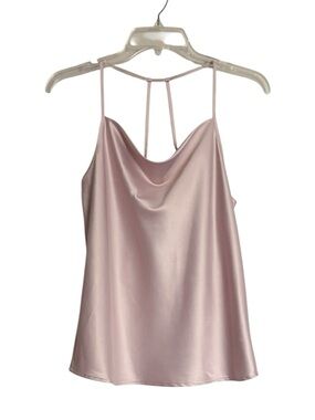 Pleione Satin Drape Cowl Neck Cami